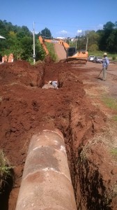 Drenagem na Av. das Industrias