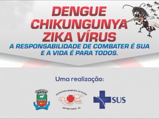 Dia “D” Combate à Dengue: sábado 13 de fevereiro