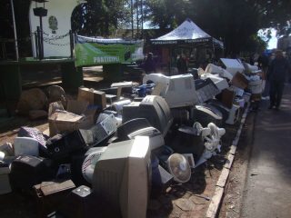 10 toneladas de Lixo Eletroeletrônicos recolhidas