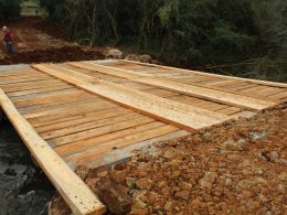 Secretaria de Obras conclui ponte provisória em Posse São Miguel