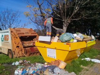 Departamento de Meio Ambiente realiza limpeza de 50 pontos de descarte irregular de resíduos